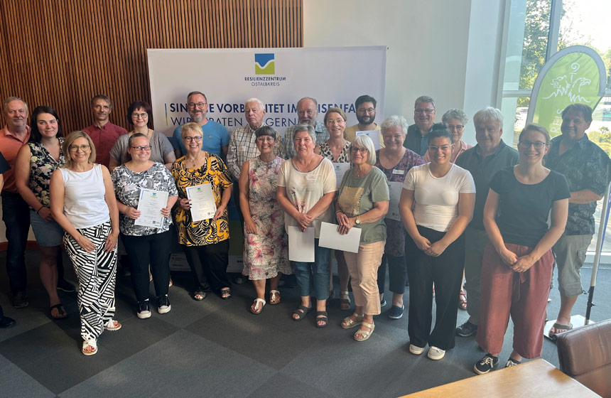 Resilienzzentrum Ostalbkreis | Gruppenbild Resilienzberatungsschulung